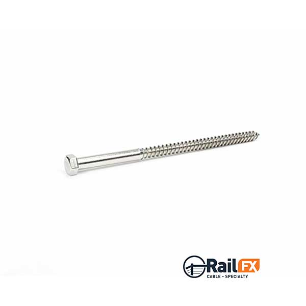 RailFX Stainless Steel 7" Lag Screw at The Deck Store USA