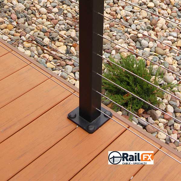 RailFX Bolt Cap Covers Installed - The Deck Store USA