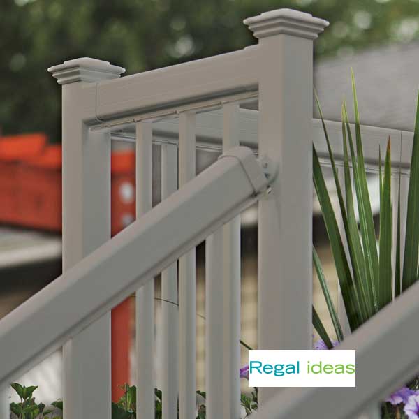 Regal 42" Taupe Posts Installed - The Deck Store USA