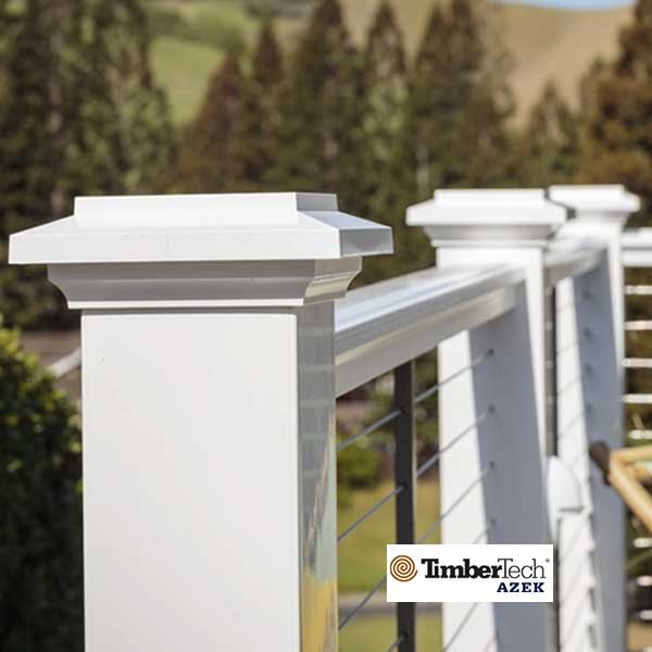 Timbertech Post Cap Rings Timbertech/Azek Premiere Post Caps - The Deck Store USA