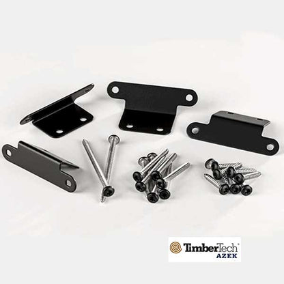 Black RadianceRail Express Stair Hardware Kits at The Deck Store USA