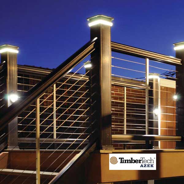 Timbertech/Azek RadianceRail Post Sleeves On Deck - The Deck Store USA